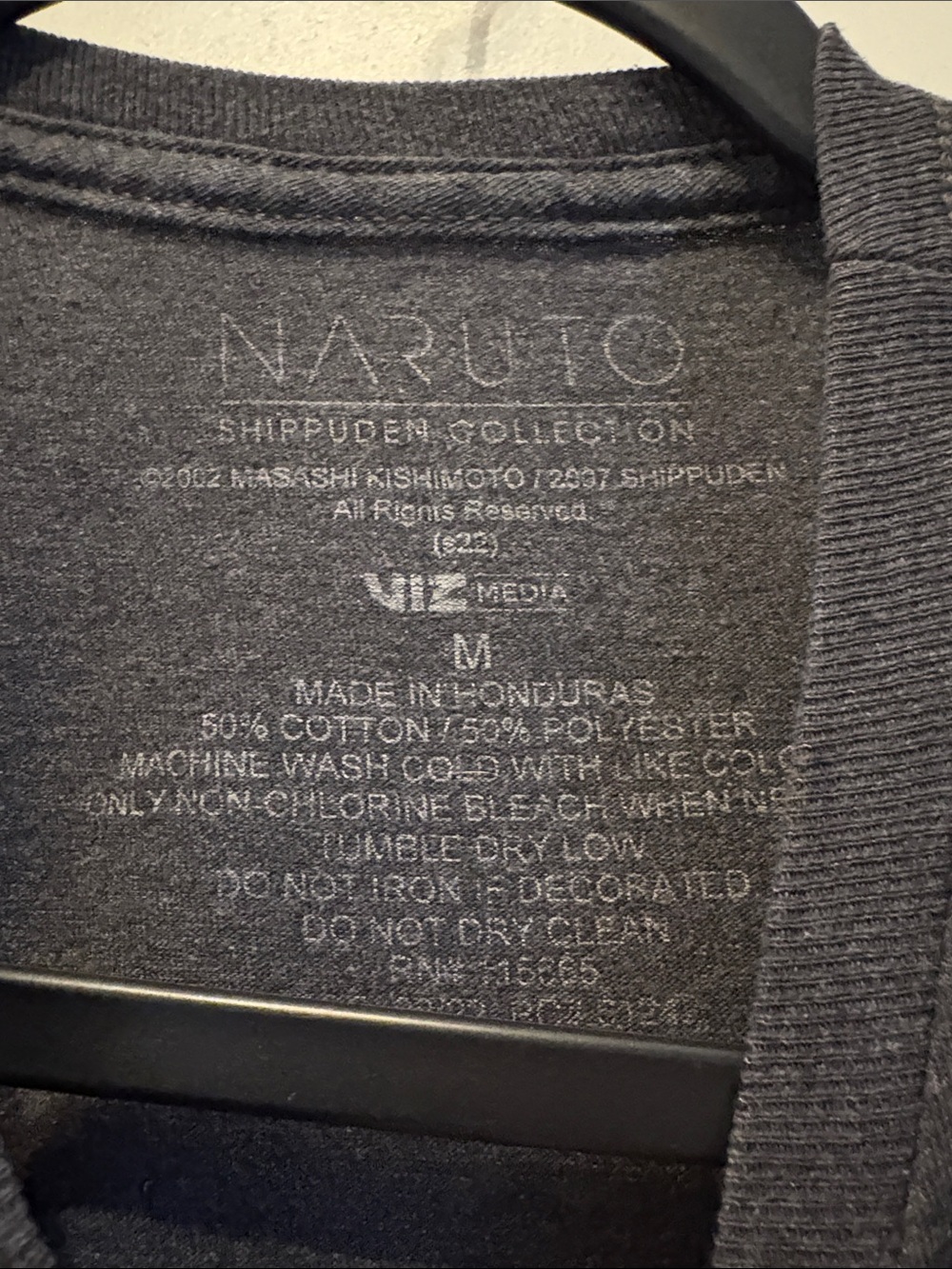 ⭐️BUNDLE TO SAVE Naruto Graphic Tee in Charcoal with Orange Print Boys Size M - Picture 3 of 5